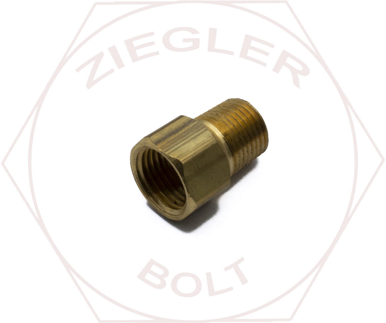 1/4T X 1/8P THREADED SLEEVE MALE CONNECTOR BRASS