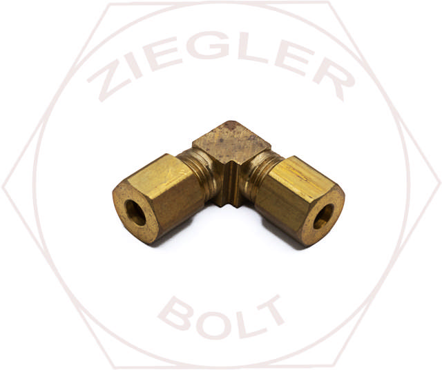 5/16T COMPRESSION UNION ELBOW BRASS