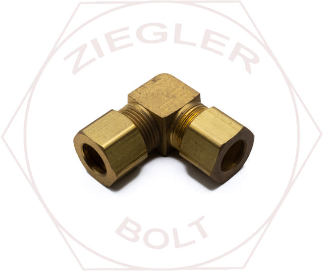 3/8T COMPRESSION UNION ELBOW BRASS