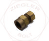 5/8 X 1/2 SELFALIGN FEMALE CONNECTOR BRASS