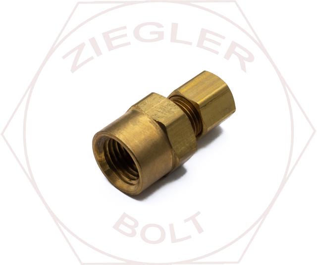 1/4 X 1/4 SELFALIGN FEMALE CONNECTOR BRASS