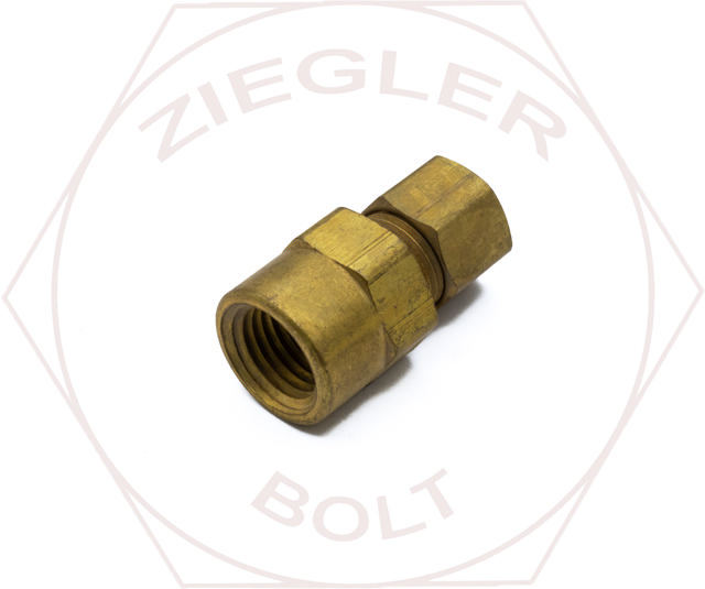 5/16 X 1/4 SELFALIGN FEMALE CONNECTOR BRASS