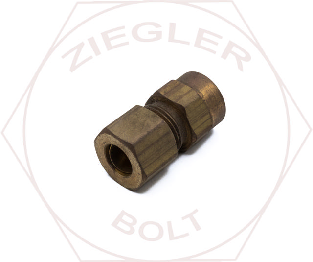 5/16T X 1/8P COMPRESSION FEMALE CONNECTOR BRASS