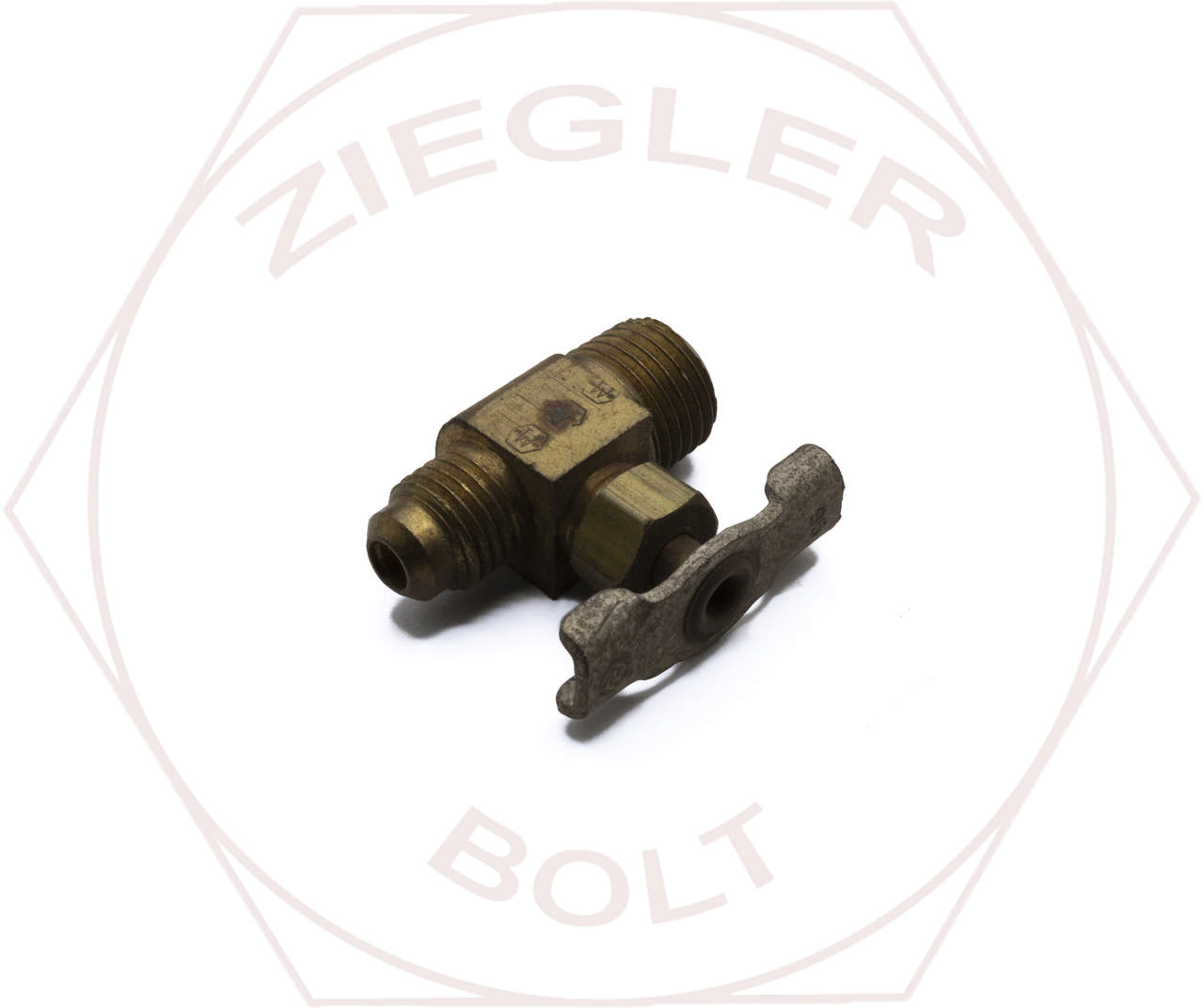 1/4X1/4 SAE STRAIGHTWAY SHUTOFFVALVE BRASS ST HAND