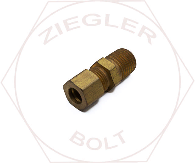 5/16 X 1/4 SELFALIGN MALE CONNECTOR BRASS