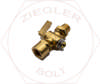 1/4NPT MALE & FEMALE PIPE SHUT-OFF VALVE BRASS