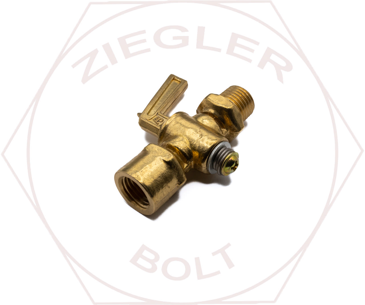 1/4NPT MALE & FEMALE PIPE SHUT-OFF VALVE BRASS