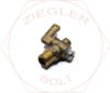1/4P GROUND PLUG DRAIN BRASS