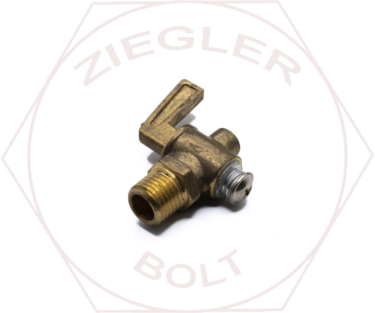1/4P GROUND PLUG DRAIN BRASS