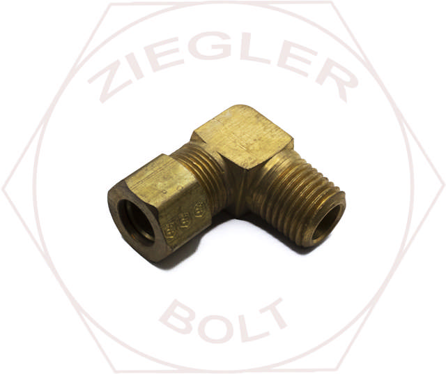 3/8T X 1/4P SELFALIGN MALE ELBOW BRASS