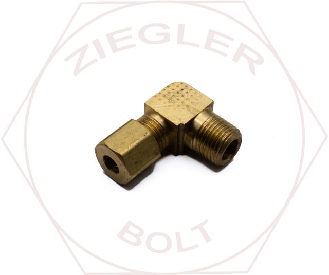 3/16T X 1/8P COMPRESSION MALE ELBOW BRASS