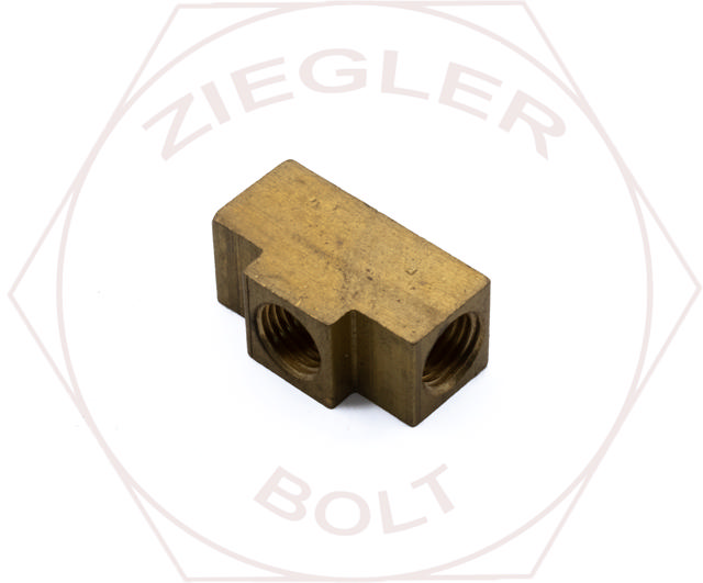 1/8 TUBE INVERTED FLARE UNION TEES BRASS