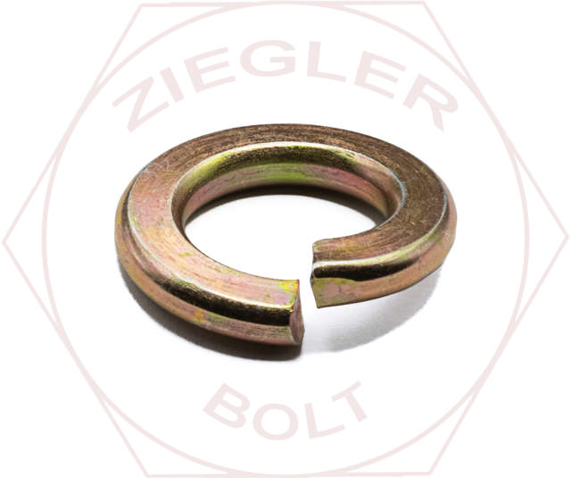 7/8 SPLIT LOCK WASHER GR 8 ZINC/YELLOW