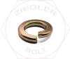 1/4 SPLIT LOCK WASHER GR 8 ZINC/YELLOW