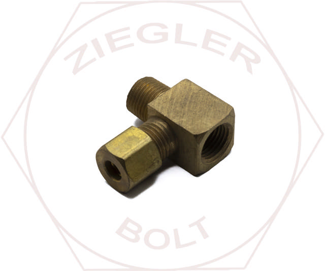 3/16T X 1/8P COMPRESSION ADAPTER TEES BRASS