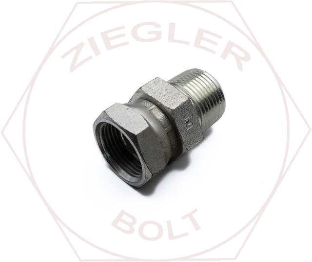 3/4-14 X 3/4-14 STEEL STRAIGHT SWIVEL ADAPTER