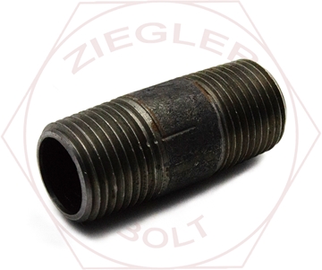 Picture of 1/2 X 2-1/2 PIPE NIPPLE BLK IRON IMPORT