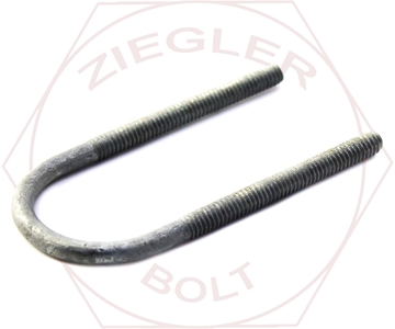 Picture of 1/2 X 5-1/8 CC X 6-1/4OAL 2" THRD A307 U-BOLT HDG