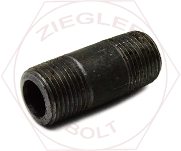 Picture of 1 X 2-1/2 PIPE NIPPLE BLK IRON SCH 80 XH