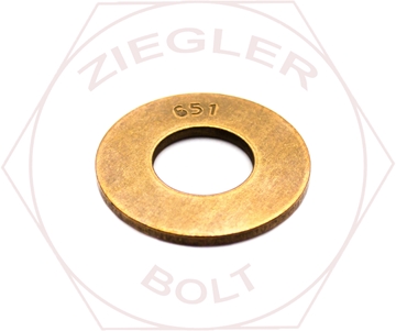 Picture of #10 X 7/16 FLAT WASHER SIL/BRNZ