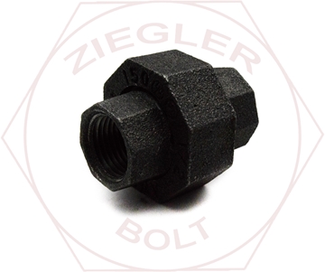 Picture of 1/8 PIPE UNION BLK IRON DOMESTIC