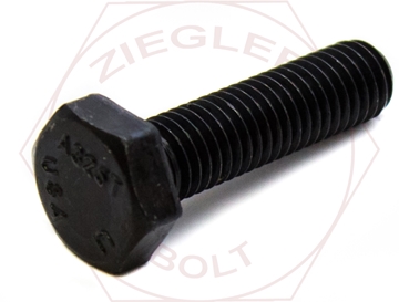 Picture of 1/2-13 X 1-1/4 A325 HVY HEX STR BOLT FULL THRD PLN